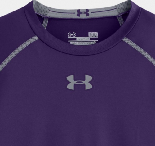 Компресійна футболка Under Armour HeatGear Sonic Compression Long Sleeve Purple фото